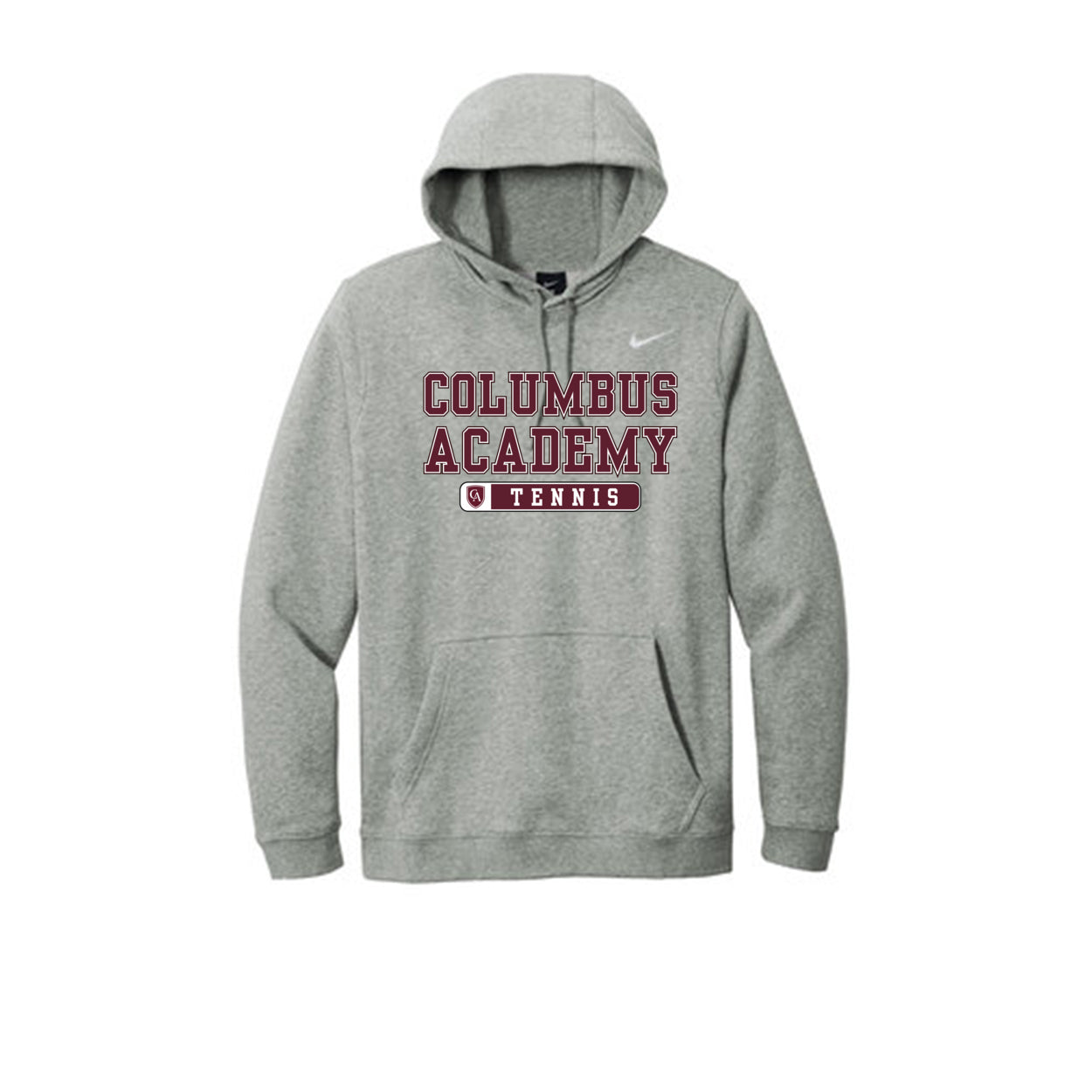 Adult Unisex Columbus Academy Tennis Graphic Nike Club Fleece Hoodie