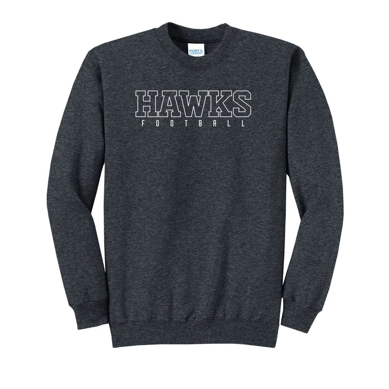 Adult Unisex Westerville Central Block Hawks Football Graphic Easy Sweatshirt