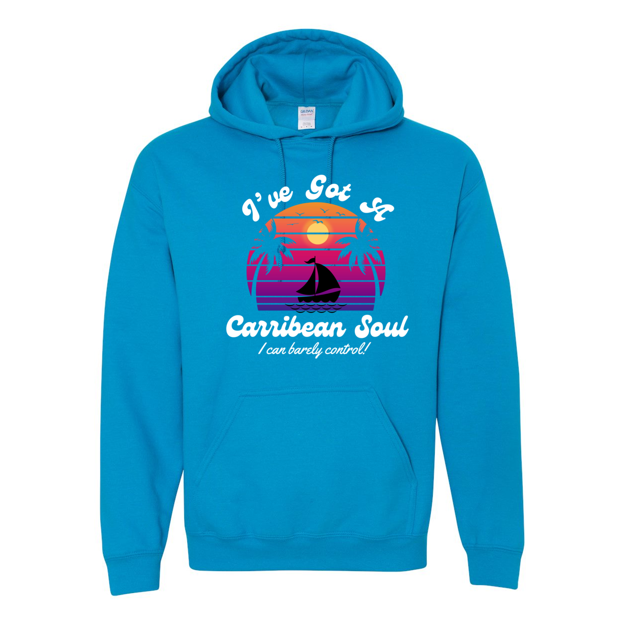 Adult Unisex Carribean Soul Graphic Hoodie