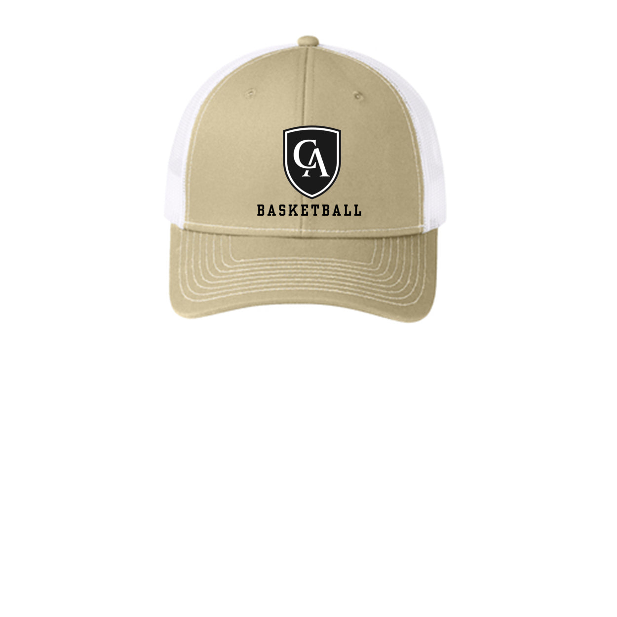 Adult Unisex Columbus Academy Viking Basketball Black Font Snapback Trucker Hat