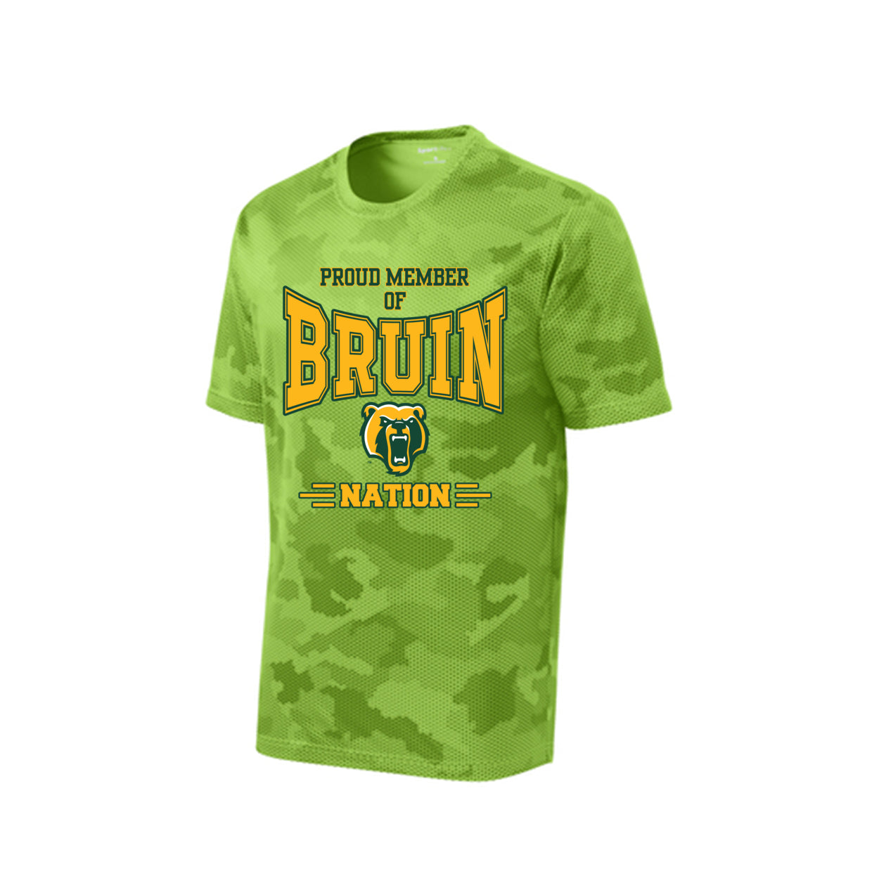 Men's Bruin Nation Graphic Short Sleeve Camo Competitor Performance Tee