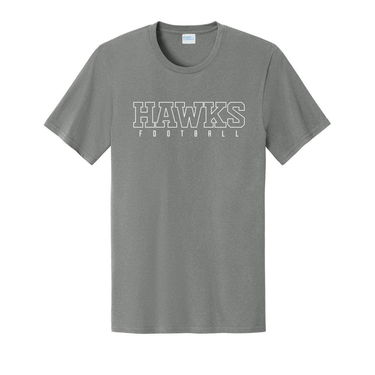 Adult Unisex Westerville Central Block Hawks Football Graphic Easy Tee