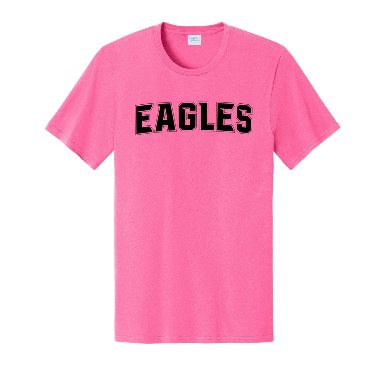Adult Unisex New Albany Flag Football Electric Eagles Black Graphic Short Sleeve Tee