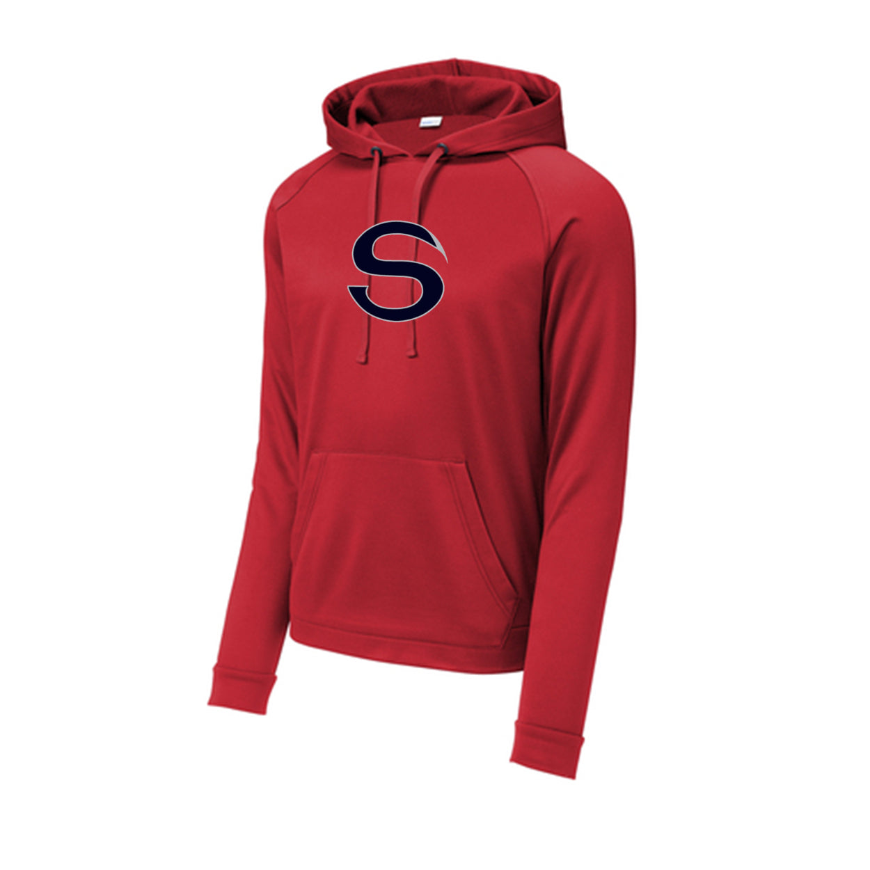 Adult Unisex Stingers S Logo Graphic Sport-Tek® Re-Compete Fleece Pullover Performanc Hoodie