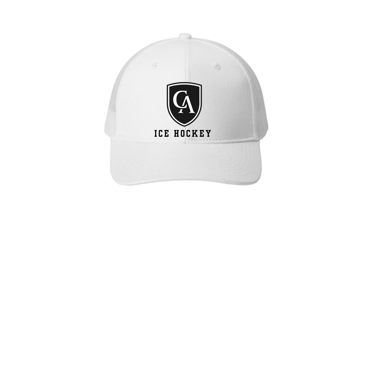 Adult Unisex Columbus Academy Viking Ice Hockey Black Font Snapback Trucker Hat