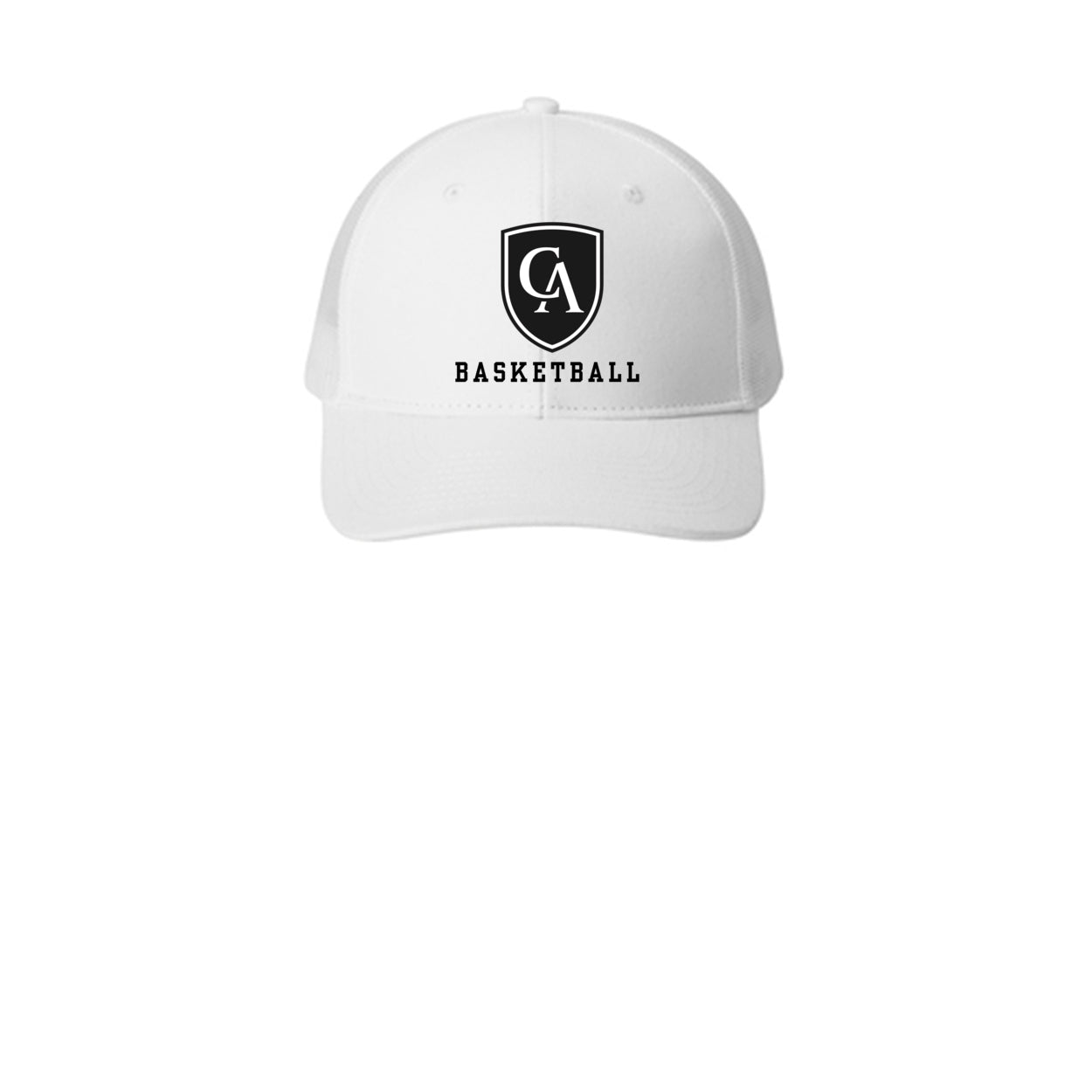 Adult Unisex Columbus Academy Viking Basketball Black Font Snapback Trucker Hat