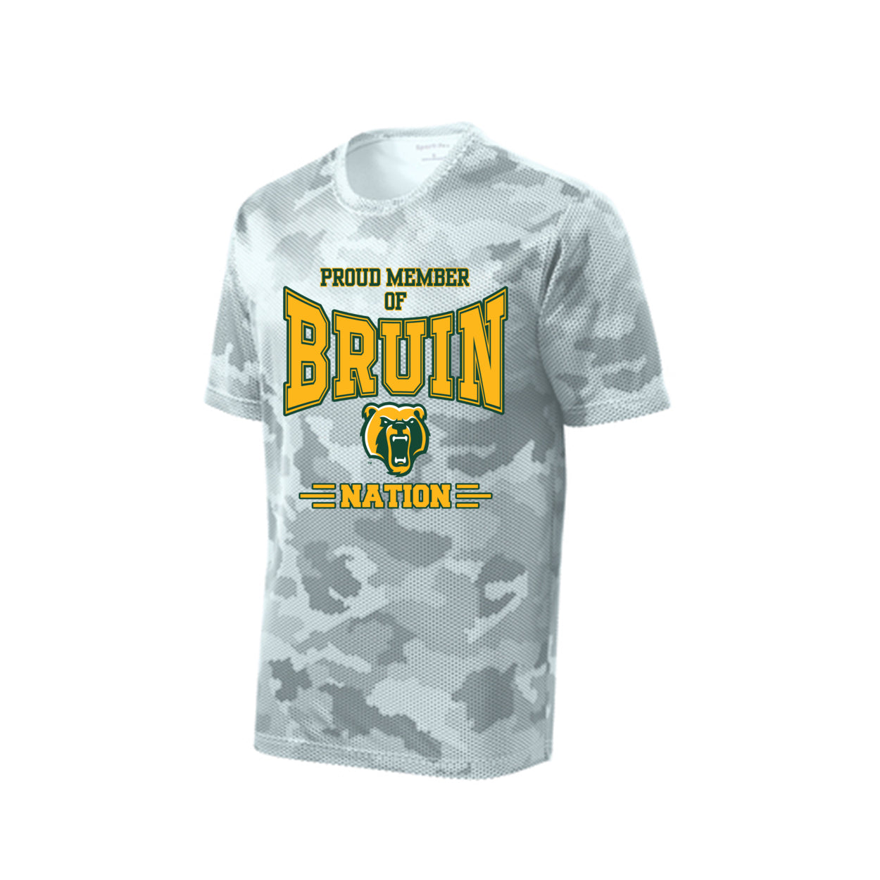 Men's Bruin Nation Graphic Short Sleeve Camo Competitor Performance Tee