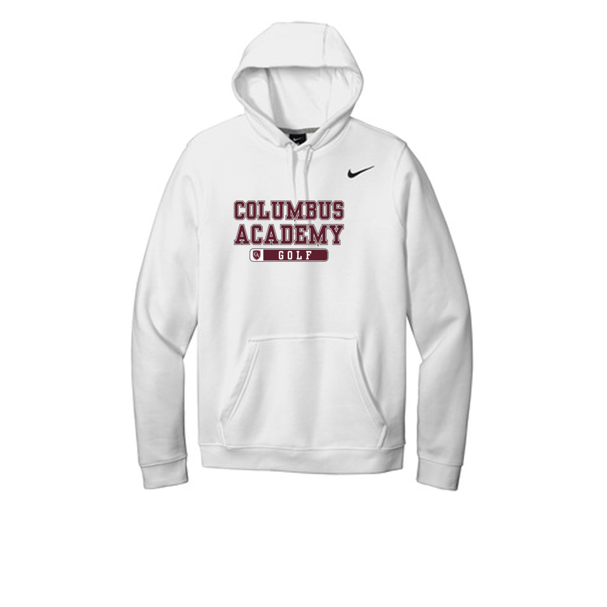 Adult Unisex Columbus Academy Golf Graphic Nike Club Fleece Hoodie