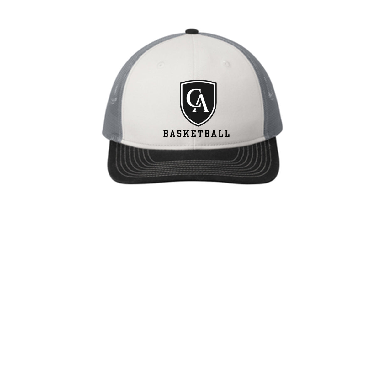Adult Unisex Columbus Academy Viking Basketball Black Font Snapback Trucker Hat
