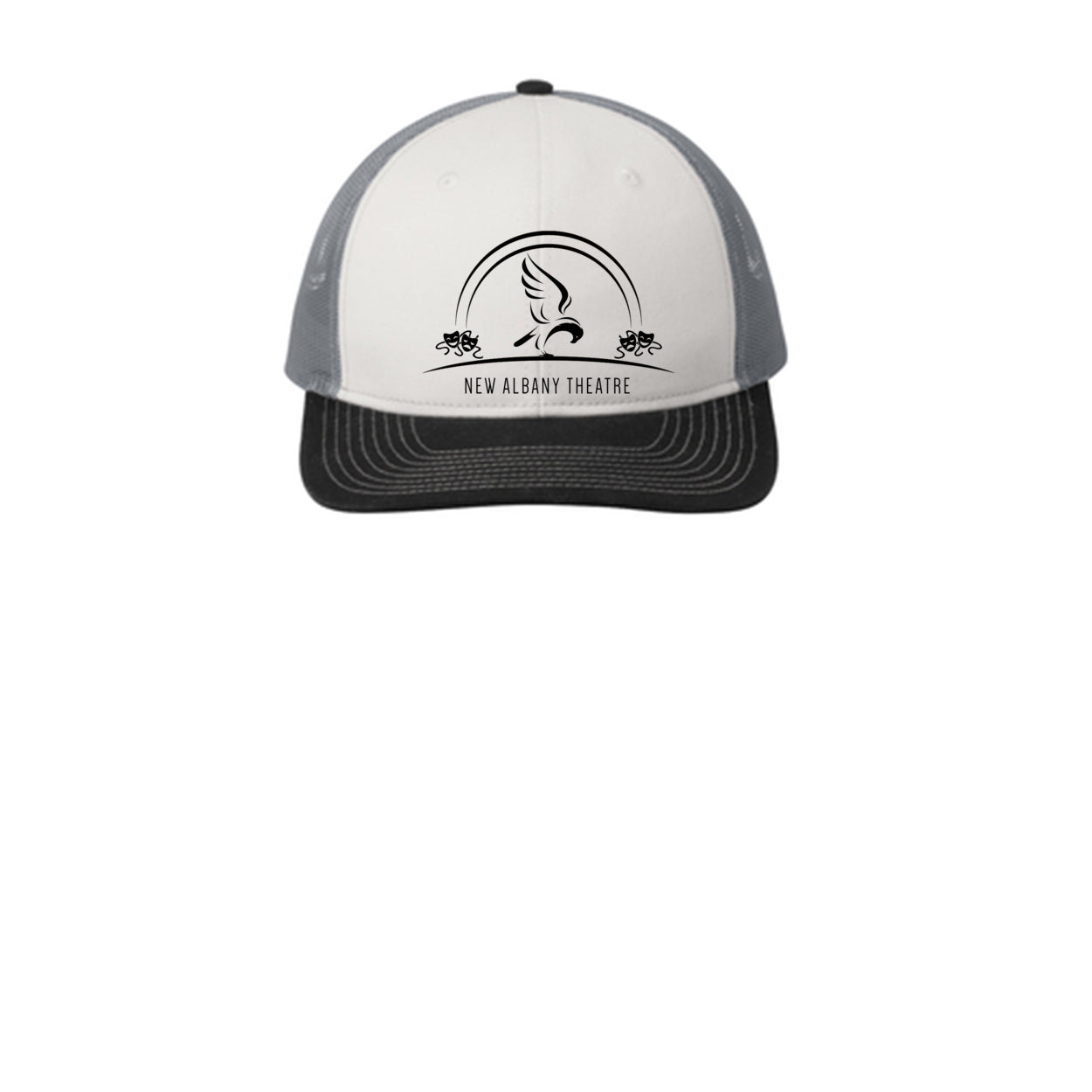 Adult Unisex New Albany Theatre Graphic Snapback Trucker Hat