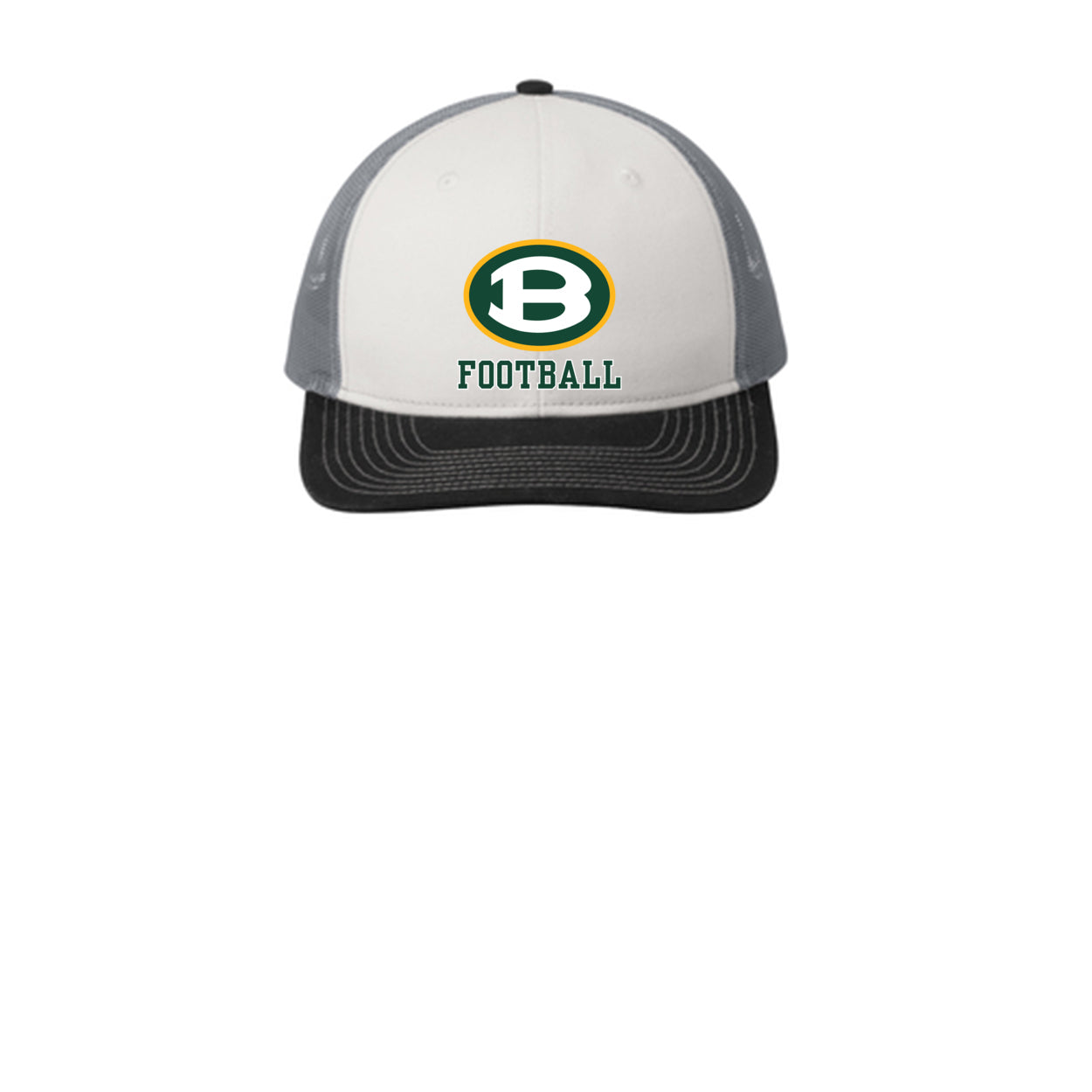 Adult Unisex Classic Brooke Football Logo Snapback Trucker Hat