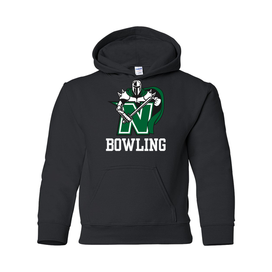 Youth Classic Logo Bowling Graphic Hoodie - Nordonia Knights