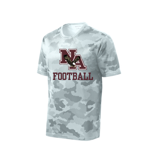 Men's Camo Football Competitor Performance Short Sleeve Graphic Tee - New Albany Eagles