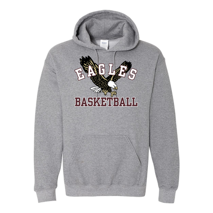 Adult Unisex Flying Eagle Basketball Graphic Hoodie