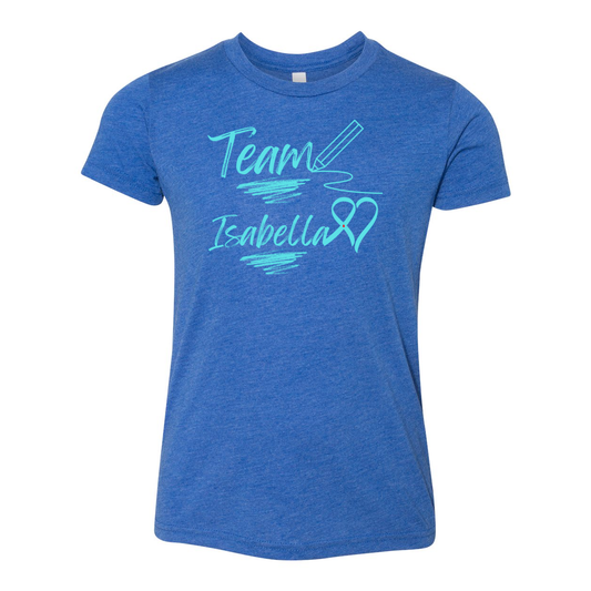 Youth Super Soft Team Isabella Short Sleeve Graphic Tee