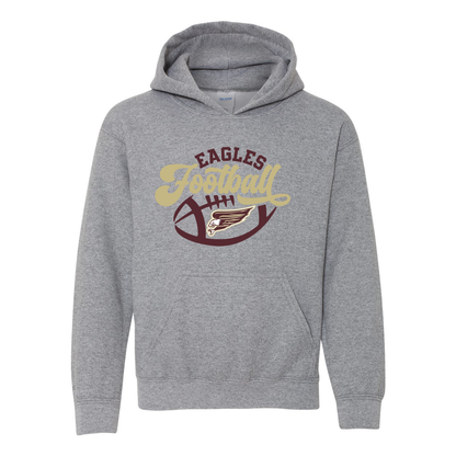 Youth Eagles Football Graphic Hoodie