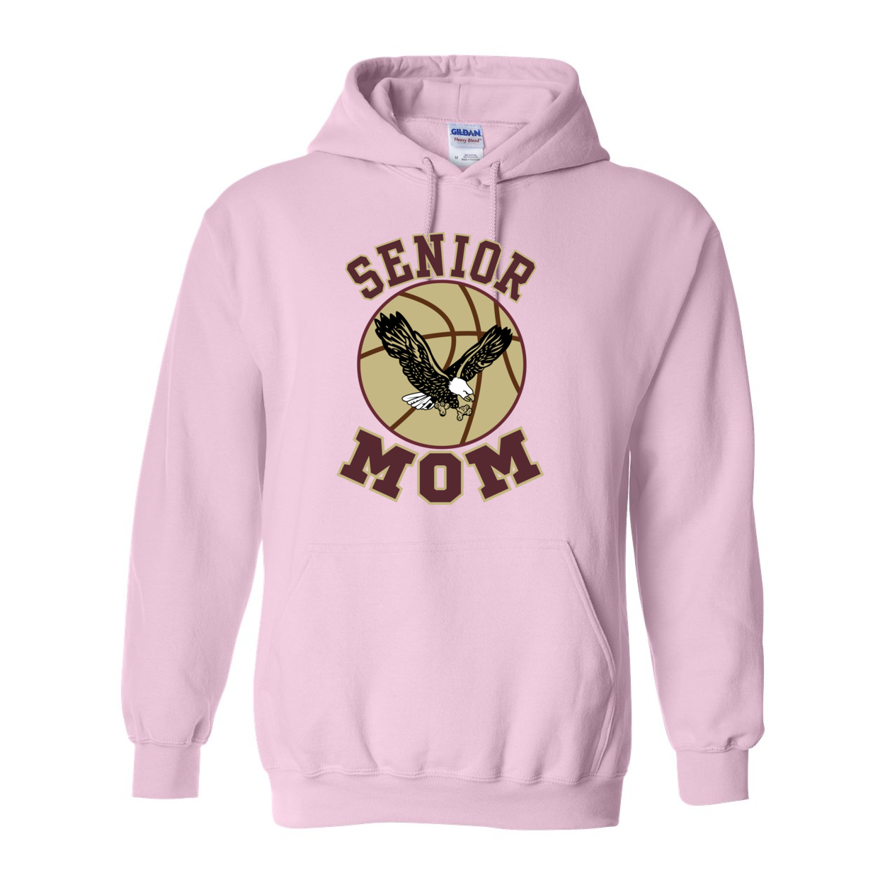 Adult Unisex Senior Basketball Mom Graphic Hoodie