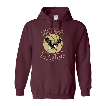 Adult Unisex Senior Basketball Mom Graphic Hoodie