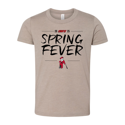 Youth OWU Spring Fever Baseball Graphic Short Sleeve Soft Tee - Ohio Wesleyan University