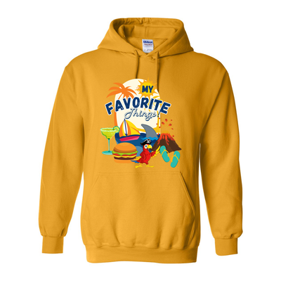 Adult Unisex My Favorite Things Graphic Hoodie