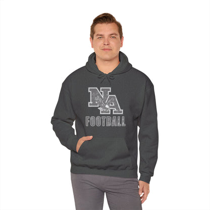 Adult Unisex New Albany Tonal Football Logo Graphic Hoodie