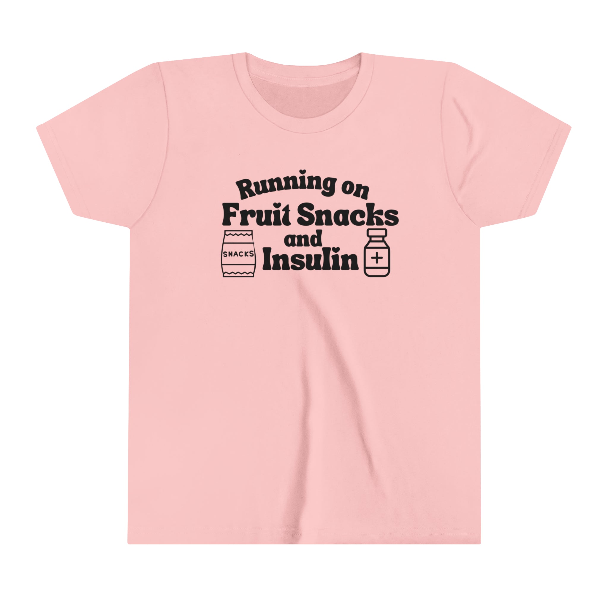 Youth T1D Fruit Snacks and Insulin Short Sleeve Graphic Tee