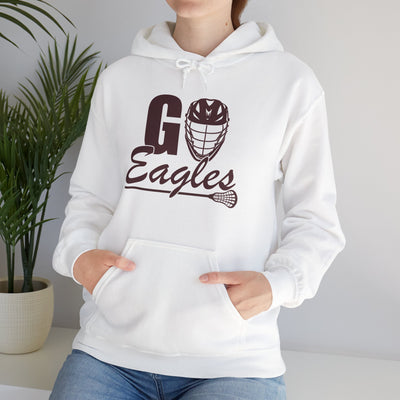 Adult Unisex Go Eagles Lacrosse Graphic Hoodie