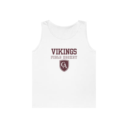Adult Unisex Columbus Academy Vikings Field Hockey Graphic Gildan Heavy Blend Cotton Tank