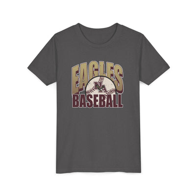 Youth New Albany Eagles Distressed Dugout Graphic Short Sleeve Soft Tee
