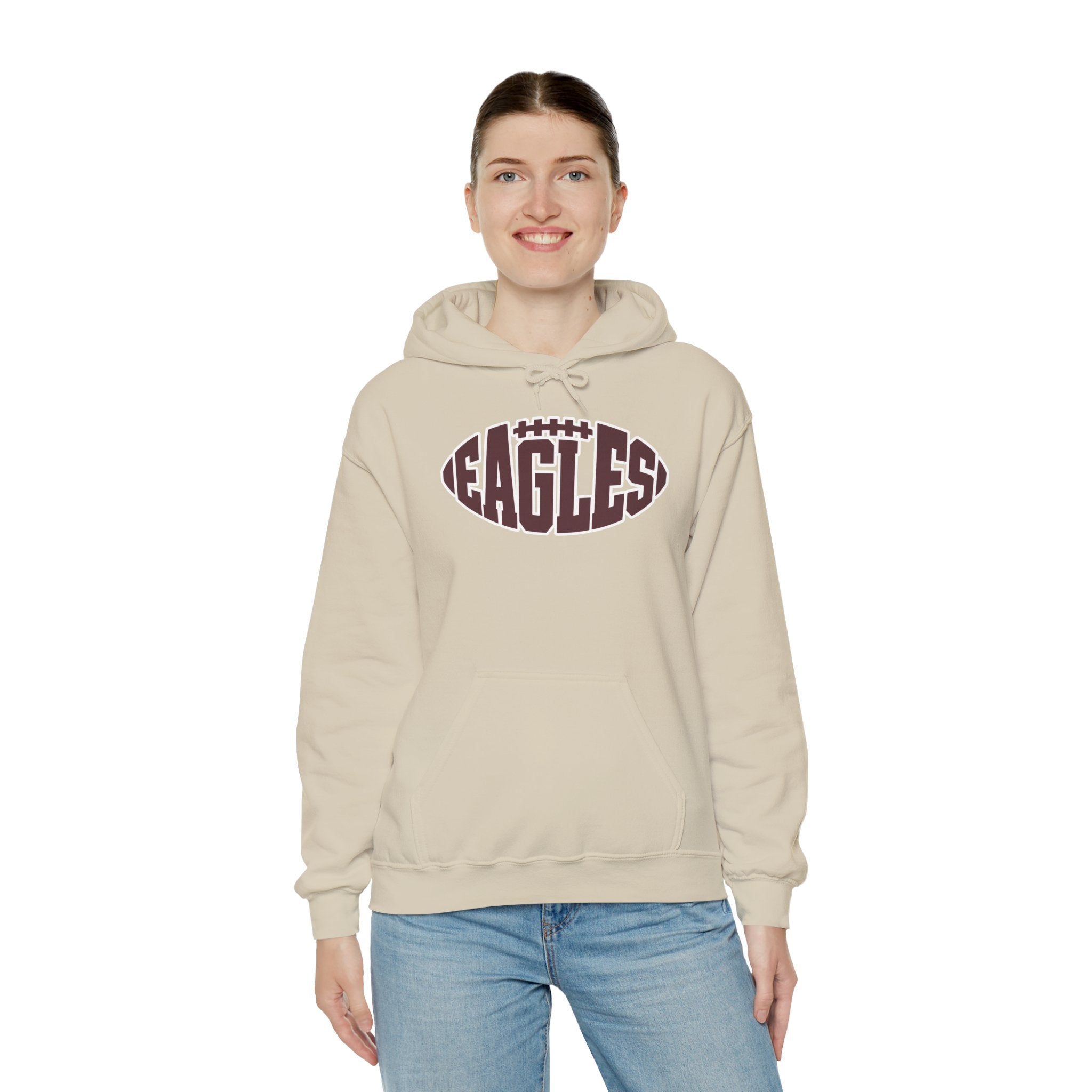 Adult Unisex New Albany Football Eagle Ball Graphic Hoodie