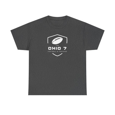 Adult Unisex The Ohio 7 White Logo Short Sleeve Gildan Heavy Tee