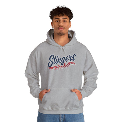 Adult Unisex Stingers Softball Stitches Graphic Hoodie