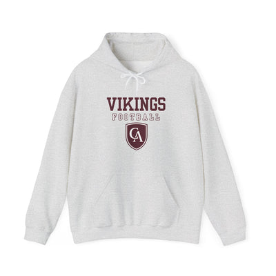 Adult Unisex Columbus Academy Vikings Football Graphic Gildan Heavy Blend Hoodie
