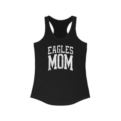 Women's Distressed Eagles Mom Racerback Tank