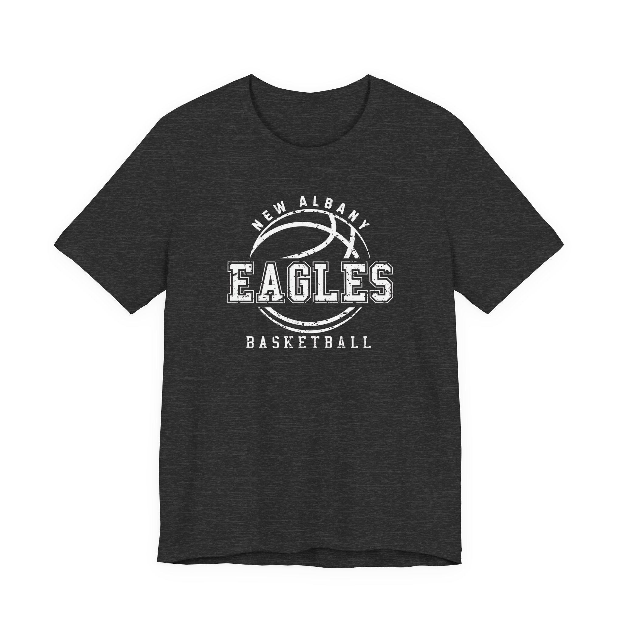 Adult Unisex New Albany Eagles Rebound Retro Distressed Graphic Short Sleeve Soft Tee