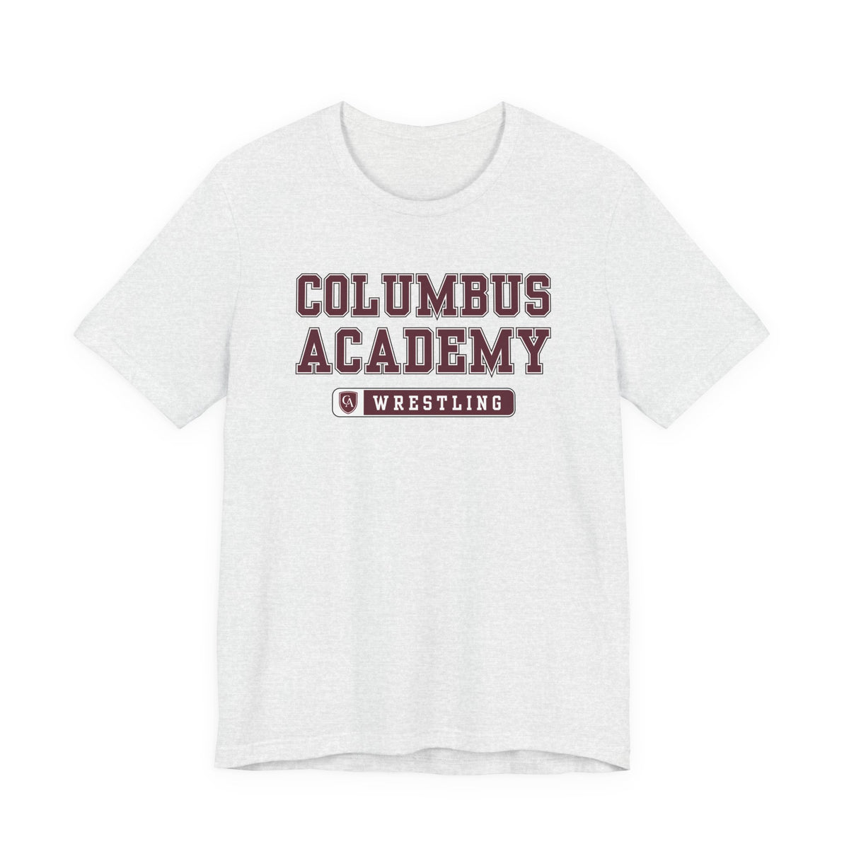 Adult Unisex Columbus Academy Wrestling Graphic Short Sleeve Bella + Canvas Soft Tee