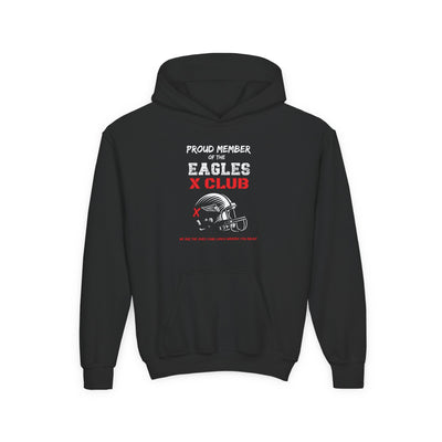 Youth Eagles Red X Club GraphicHoodie