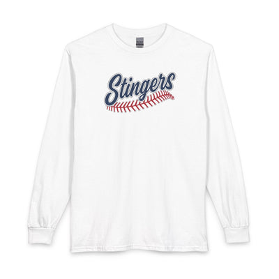 Adult Unisex Stingers Softball Stitches Graphic Long Sleeve Gildan Tee