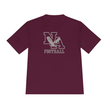 Adult Unisex New Albany Tonal Football Logo Graphic Short Sleeve Performance Tee