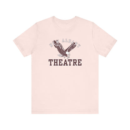 Adult Unisex Flying Theatre Eagle Graphic Short Sleeve Soft Tee