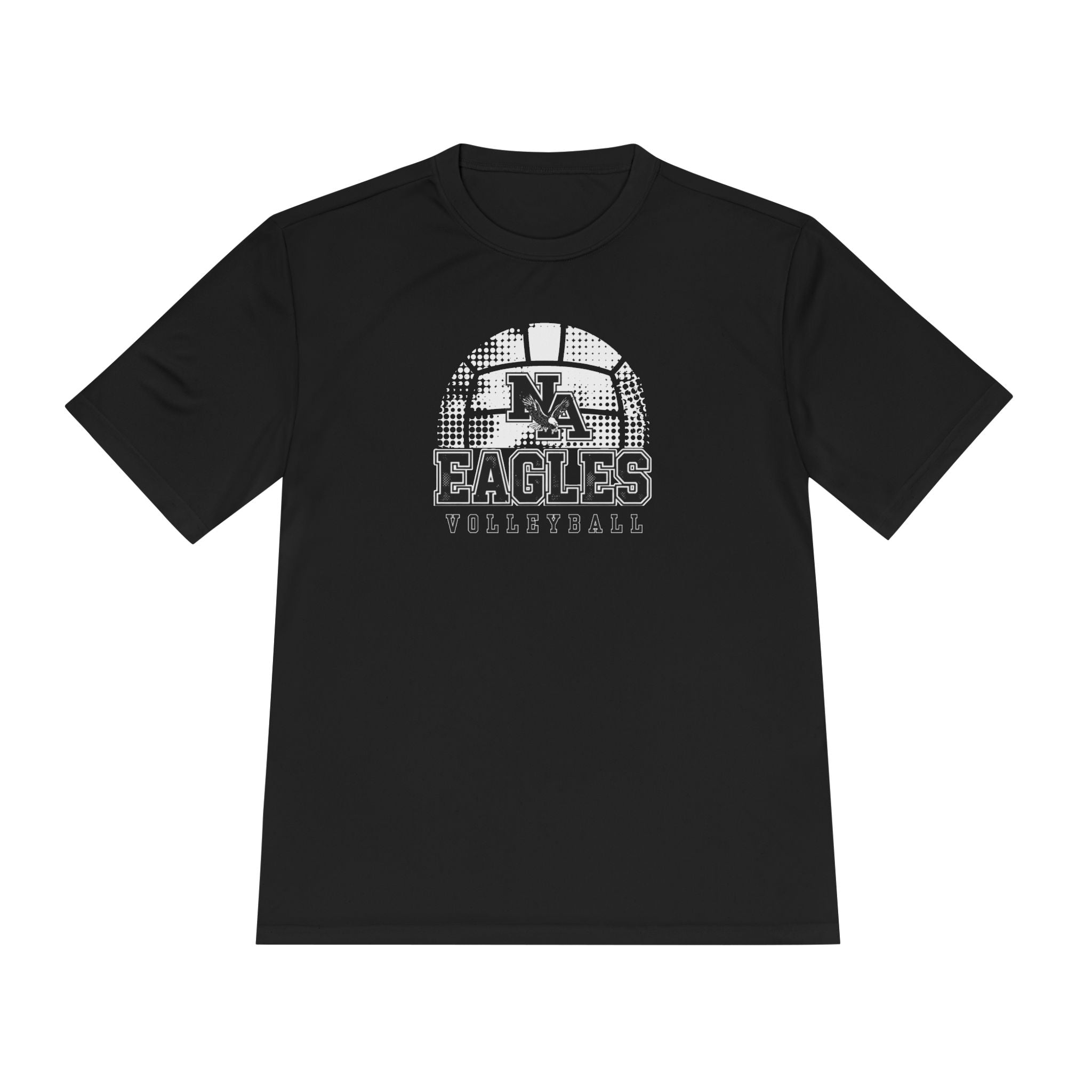 Adult Unisex New Albany Eagles Spike it Graphic Sport-Tek Competitor Performance Tee