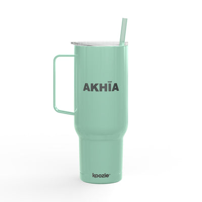 Ahkia Logo Engraved 40oz Insulated Tumbler with Lid