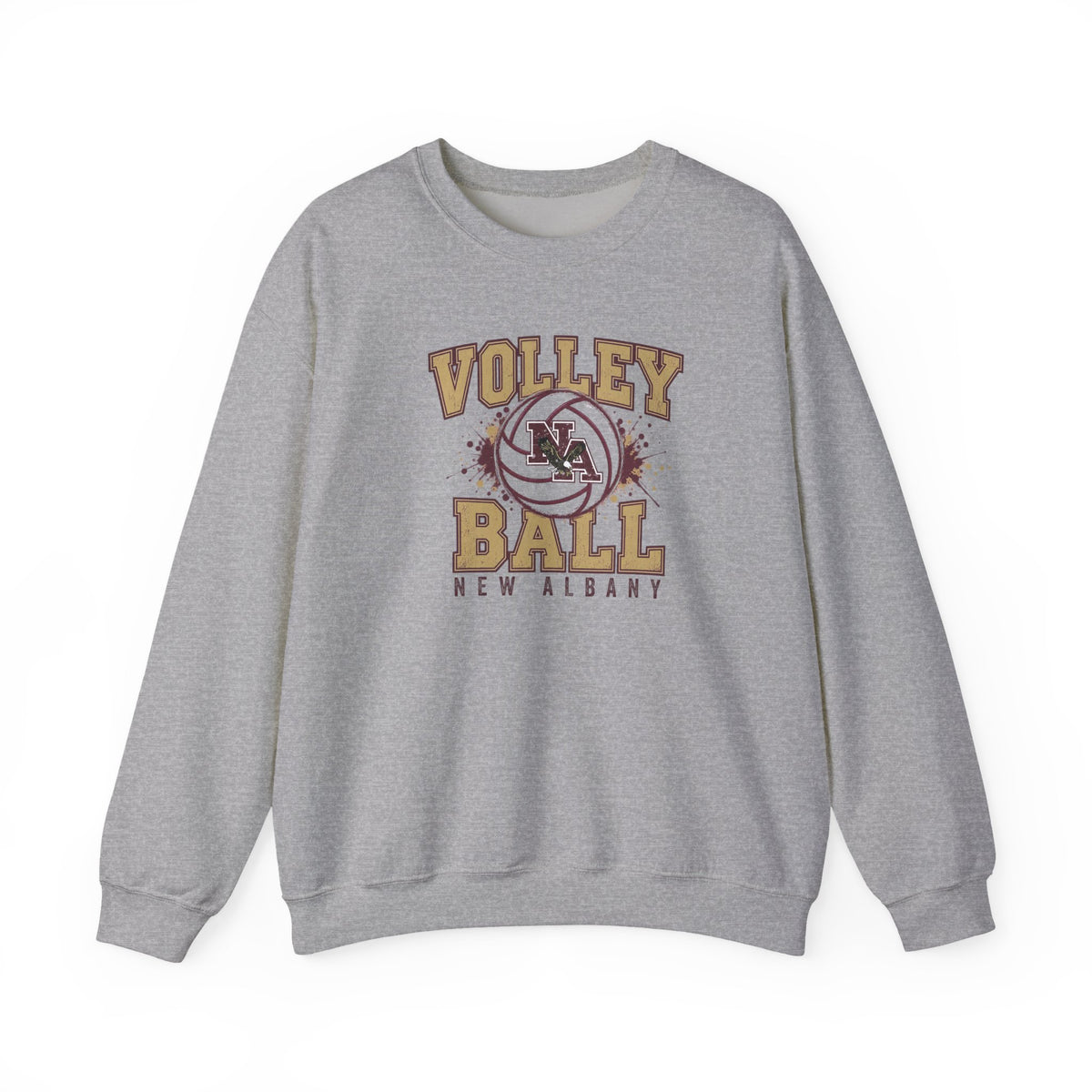 Adult Unisex New Albany Eagles Power Volleyball Graphic Sweatshirt