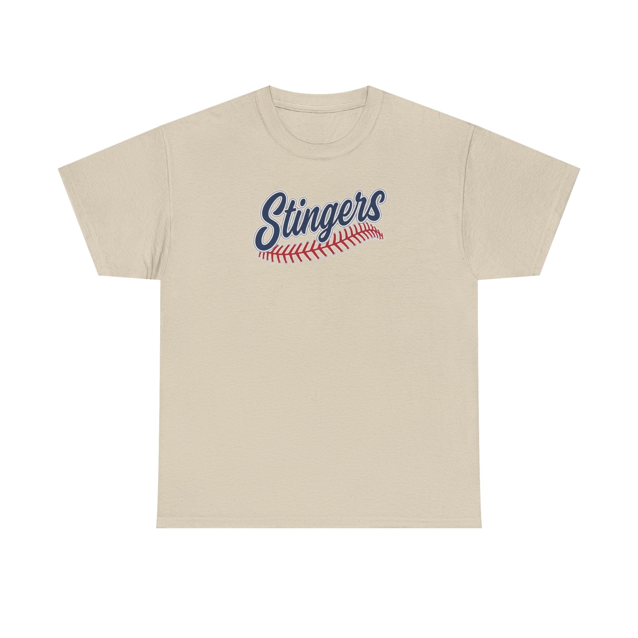 Adult Unisex Stingers Softball Stitches Graphic Short Sleeve Gildan Heavy Tee