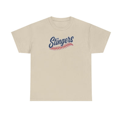 Adult Unisex Stingers Softball Stitches Graphic Short Sleeve Gildan Heavy Tee