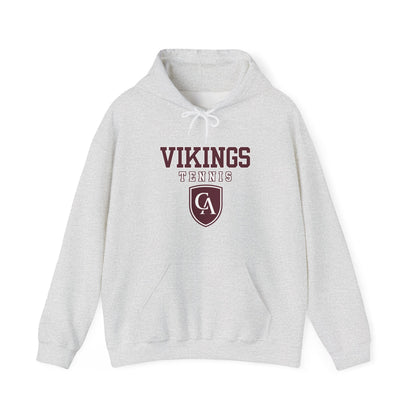 Adult Unisex Columbus Academy Vikings Tennis Graphic Gildan Heavy Blend Hoodie