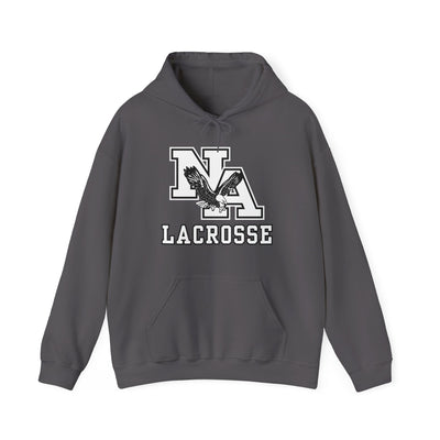 Adult Unisex Classic White Lacrosse Graphic Hoodie