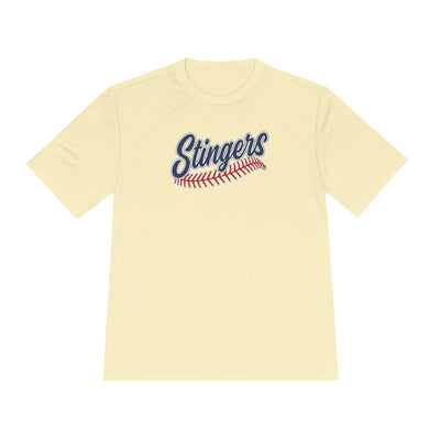 Adult Unisex Stingers Softball Stitches Graphic Sport-Tek Competitor Performance Tee