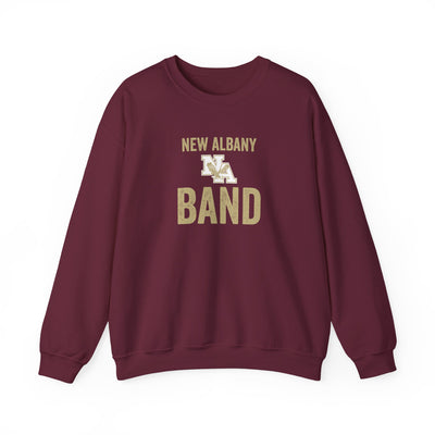 Adult Unisex Vintage Distressed New Albany Band Graphic Sweatshirt