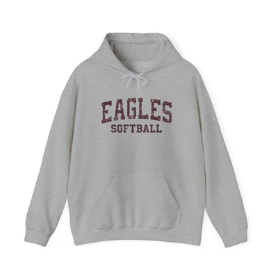 Adult Unisex New Albany Eagles Softball Vintage Distressed Graphic Hoodie